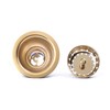 VARNAHOME 3-1/2 Deep Cup Kitchen Sink Drain Assembly, 304 Stainless