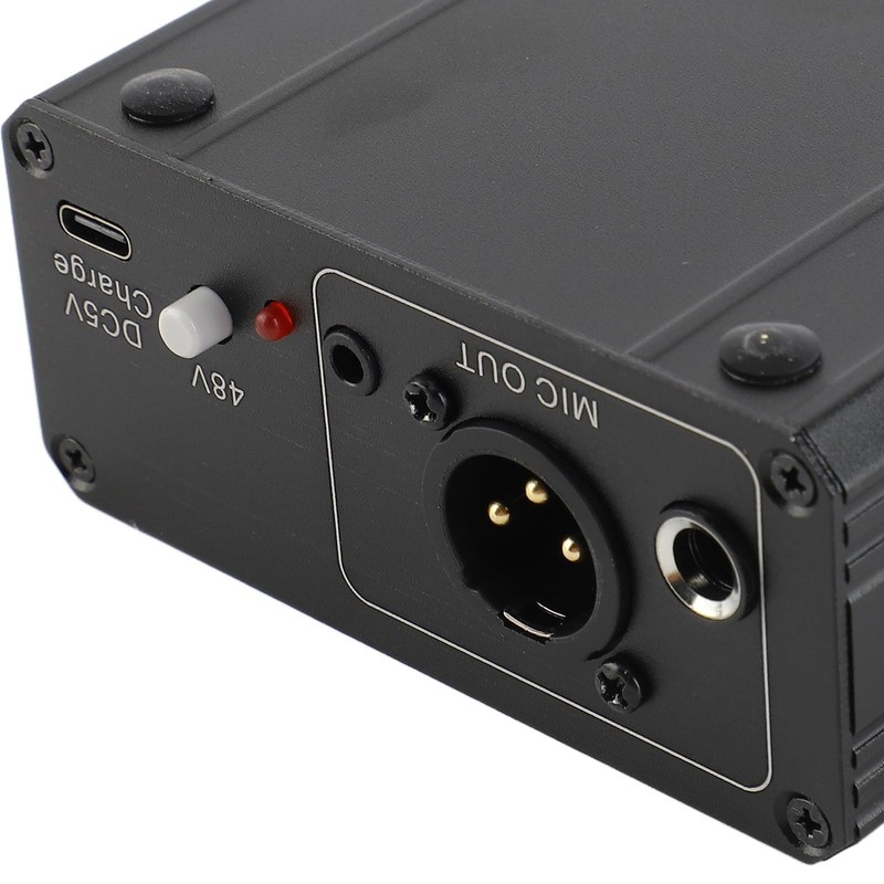Microphone Preamp, High Gain 48 V Phantom Power Interface XLR
