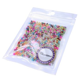 Charisma 3mm 1000pcs Tiny Satin Luster Round Loose Imitation Pearl Beads  Glass Beads for Jewelry Making