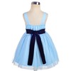 Dressy Daisy Disfraz de Princesa Vestido de Tul Azul Alicia
