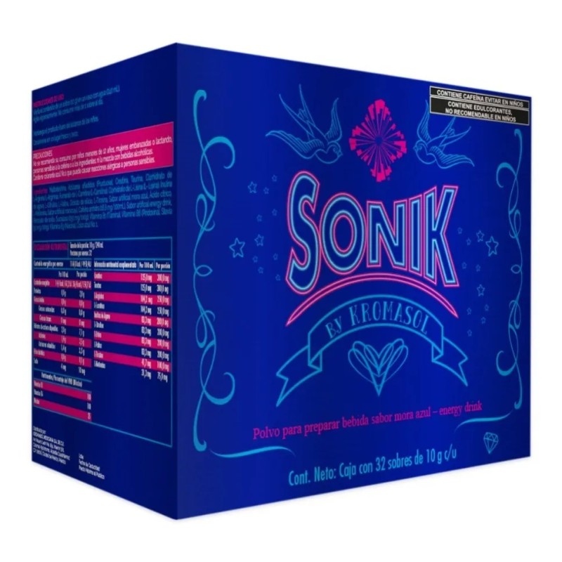 Sonik By Kromasol® Caja Con 32 Sobres De 10g C/u
