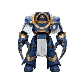 JoyToy Warhammer 40k: Ultramarines Cataphractii Terminator Squad Terminator with Lightning Claws 1:18 Scale Action Figure