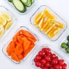 M MCIRCO 10-Pack,22 Oz Glass Meal Prep Containers,Glass Food Storage