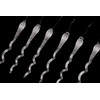 Toyland® Pack Of 6 - 15cm Glass Frosted Icicle Decorations