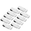 USB Sticks 32GB Pack of 10, AreTop Memory Stick Rotate
