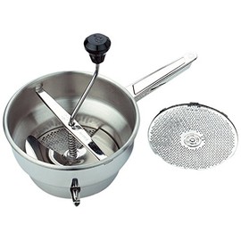 Ilsa 91 - Stainless Steel Manual Food Mill, Silver-Coloured