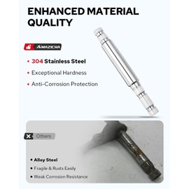 Amazicha Inner Shift Lever Shaft Stainless Steel Fit for Harley Touring Road King Electra Glide Street Glide 1984-2016 Chrome