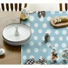 Artoid Mode Blue Polka Dots Rabbit Easter Eggs Easter Tablecloth,