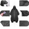 soto xtreme outdoors Hooded Rain Poncho for Adult with Pocket,