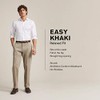Dockers Men's Regular Relaxed Fit Easy Khaki Pants, Black, 42W