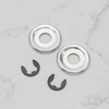 EMSea 4 Sets Clutch Washer and E-Clip Kit Compatible with