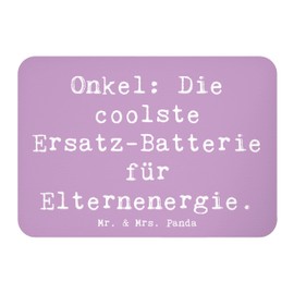 Mr. & Mrs. Panda Magnet Saying Uncle Energy - Gift, Whiteboard Magnet, Personal Memories, Special Gift, Birthday