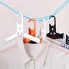 equlup Folding Travel Hangers, Foldable Clothes Hangers Aluminium Alloy High