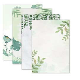 8.5x11 Stationary Writing Paper with Envelopes Letter Writing Paper for Invitation, Resume, Art, Craft 40 Pcs