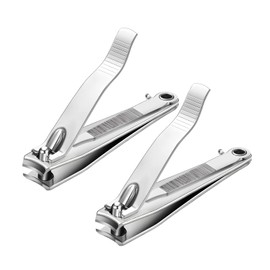 AZLIFEEU Nail Clippers 2 Pack Nail Cutter for Thick Toenails, Toenails Clippers with Heavy Duty Stainless Steel
