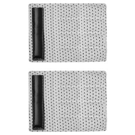 Jipemtra Helmet Chin Pads Foam Pads Set Chin Strap Padding Replacement Universal for Cycling Bike Motorcycle Helmet (Grey 2PCS)