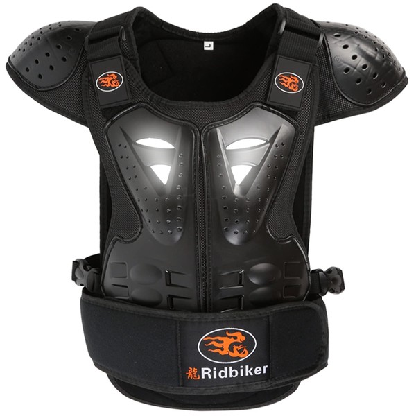 Kids Dirt Bike Gear Chest Protector Motocross Gear Body Armor Vest for Motorcycle Protective Gear Motocross Chest Protector Motorcycle Riding Gear (Small)