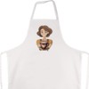 Azeeda 'Barista And A Coffee Cup' Unisex Cooking Apron (AP00064743)