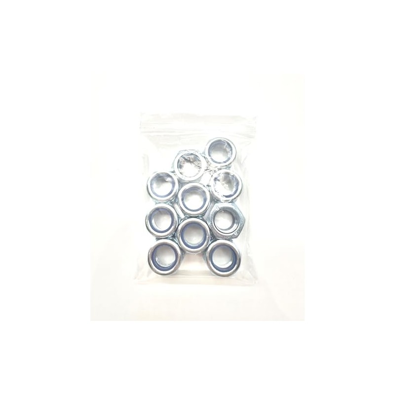 Jones DIY 10 Pack of M16 Nyloc Nuts - Self