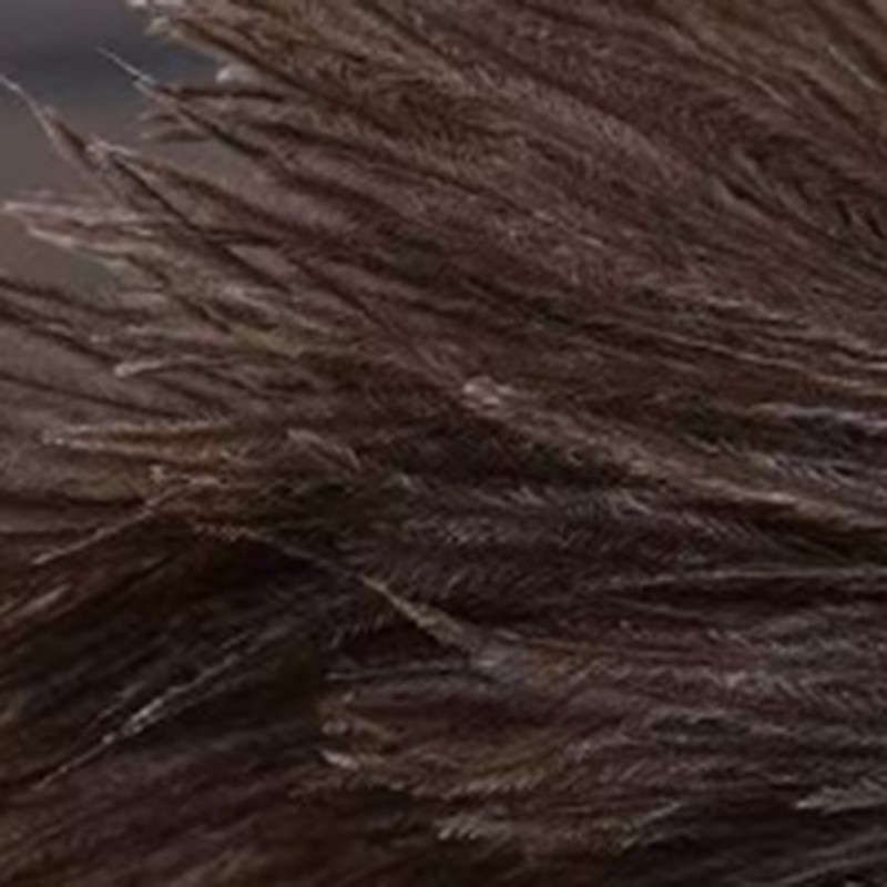 Fluffy Natural Ostrich Feather Duster Wooden Handle Household Cleaning Tool