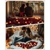 Amagic 1000 Pieces Artificial Rose Petals with 12 Heart LED
