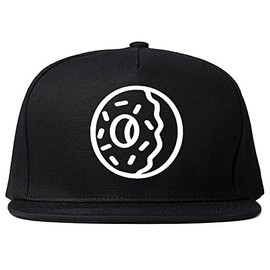 Kings Of NY Donut with Sprinkles Snapback Hat Cap Black