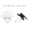 Landofgenie Adult Size Large Shield Pacifiers Moon Shaped Cutie Pacifier