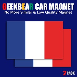 GEEKBEAR National Flag Car Magnet (France)