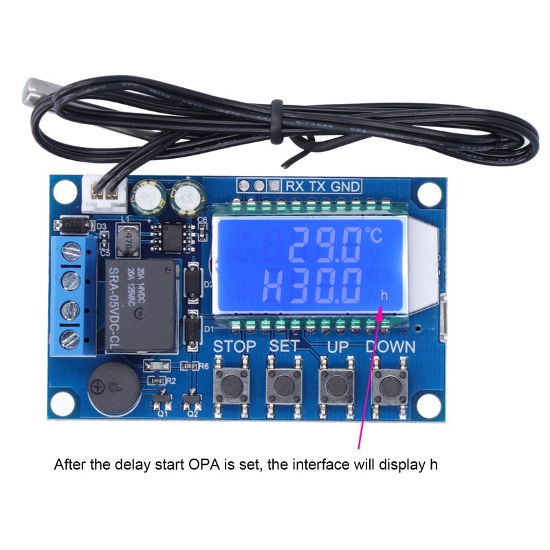 Electronic Temperature Controller Cooling Heating Digital Temp Control Module DC630V