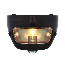 UNITED PACIFIC 20291 Tail Light Duo Lamp, Motorcycle, Rear Fender, With Red Glass Lens & Blue Dot