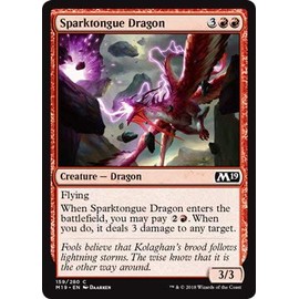 Sparktongue Dragon - Foil