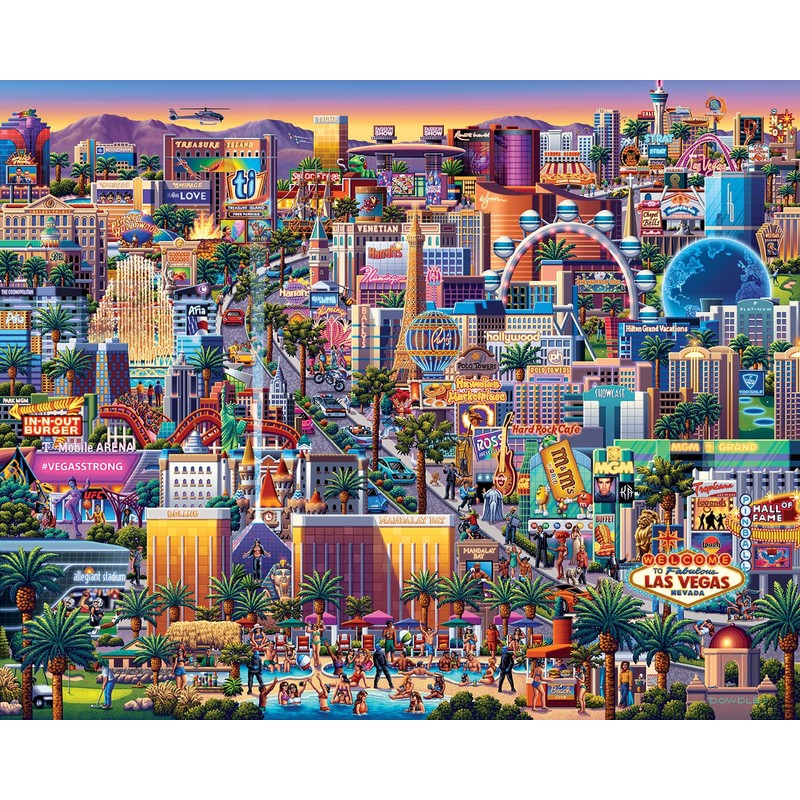 Dowdle Jigsaw Puzzle - Las Vegas Strip 1000 Piece