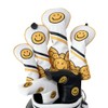 Smile Headcover Golf Driver Wood Utility Putter Cover Pin Fit