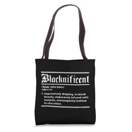 Blacknificent Definition Pro Black History Month Pride Tote Bag
