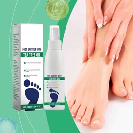 REATIFUL REATIFUL Foot Sanitizer Spray with Tea Tree Oil,Ximonth Clear Foot Sanitizer Spray,Tea Tree Oil for Foot & Shoe Freshness (2PCS)