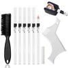 White Barber Pencil Set - Edge Hairline Razor Trace Pencils