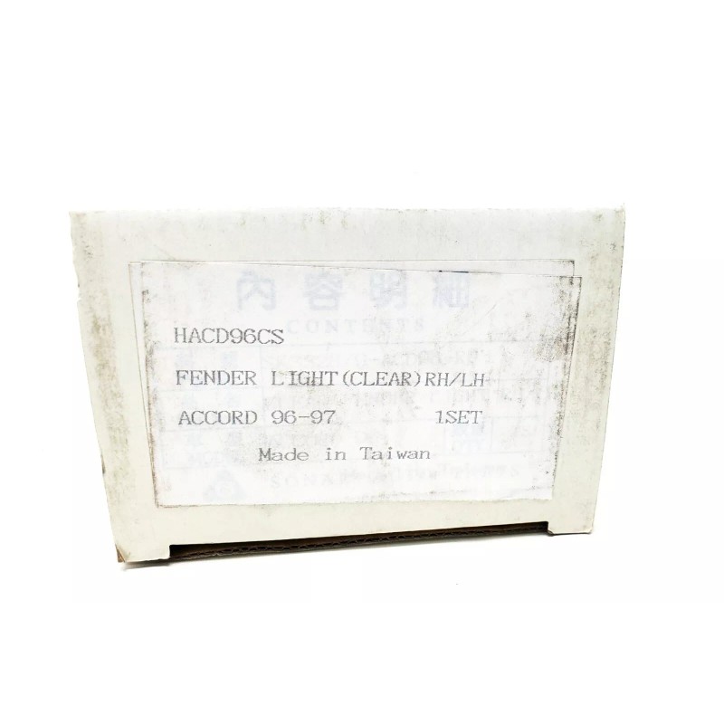 Sonar fit 94 97 Accord Clear Flat JDM Clear Side