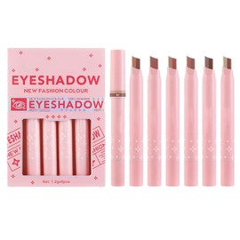 Barra De Sombra De Ojos De Colores Dobles - Lápiz De Sombra De Ojos, Barra Resaltadora De Sombra De En Crema suavee Para Maquillaje Abrillan | Maquillaje En Barra Sombra De De Colores Dobles