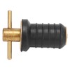 Marine Boat Brass T Handle Drain Plug Strong Structure Twist