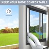 Flamorrow Dual Hose Portable Air Conditioner Window Kit, Adjustable Window