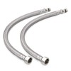 Navaris 2 x Steel Flex Hose Tap Connection – G3/8