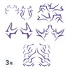Hanuibaram Kadeheon Saja Boys Tattoo Sticker 8-piece set, 3 pieces, purple / 하늬바람 케데헌 사자보이즈 타투스티커 8종세트, 3개, 퍼플