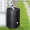 sheeroy 100 Gallon Portable Rain Barrel Water Tank, Collapsible Rainwater