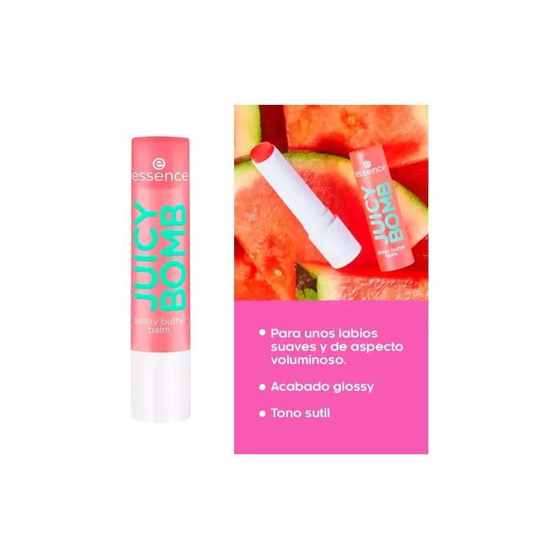 Bálsamo Labial Juicy Bomb Glossy Butter Essence 01