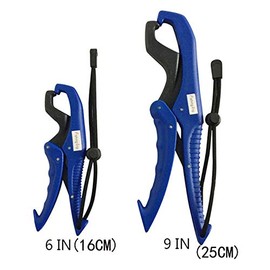Fishing Gripper, 1pcs Fishing Pliers Tool Floating Fish Lip Grip Gripper Pliers Tools Gife For Fishmen Blue Length 16cm