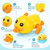 Wind-Up Baby Bath Toys Set for Kids – Cute Swimming