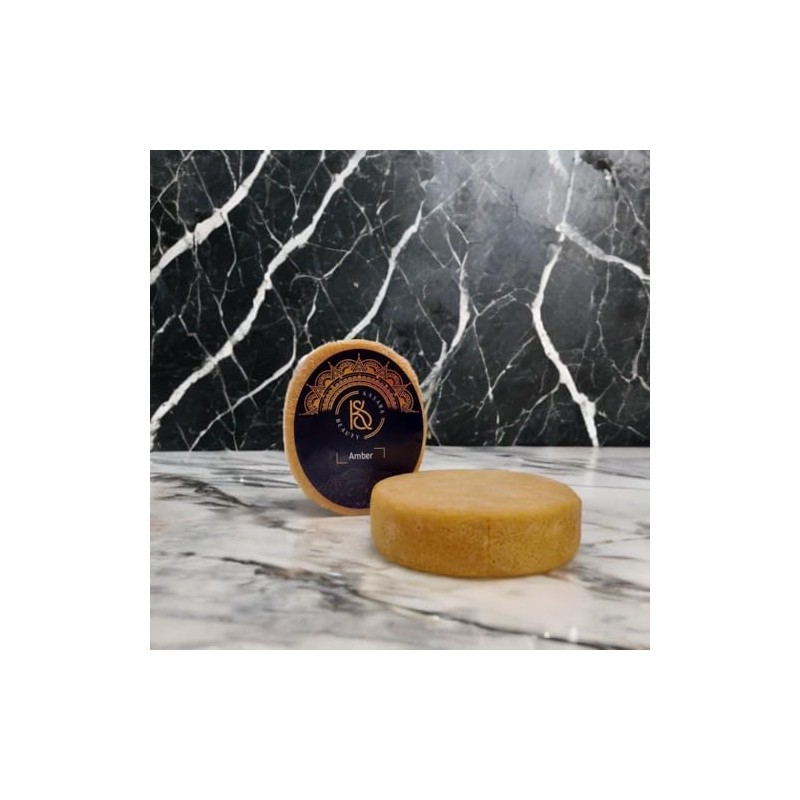 Sponge Soap with Amber Extract - For Smooth Skin 130g