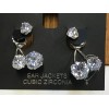 INC International Concepts I.N.C Ear Jackets Sparkles White CZ Stud
