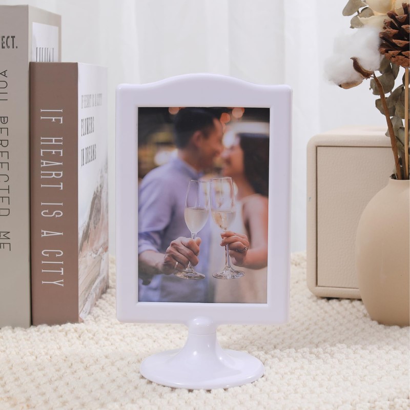 Meonua Double Sided Standing Picture Frames 4x6 2 Side Pedestal