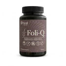 FOLI Q Suplemento Anticada y Fortalecedor Capilar  Protege y Repara la Estructura del Cabello  Alivia Irritacin y Protege el Cabello  60 Cpsulas (2...